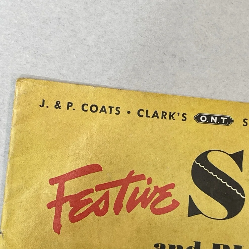 J. & P. Coats Clark's Book 296 Festive Stoles & Blouse Crochet Knitting Patterns